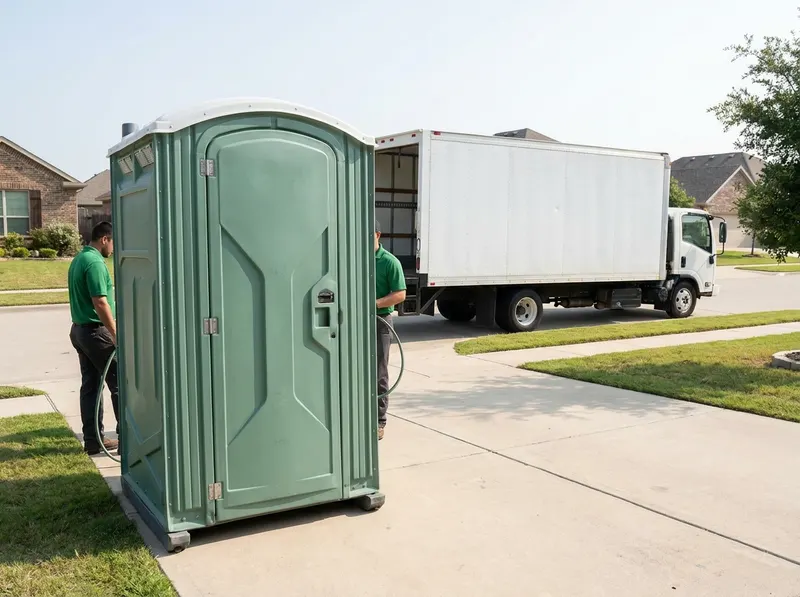 High-Rise & Crane-Lift Portable Toilets in Bryan, TX